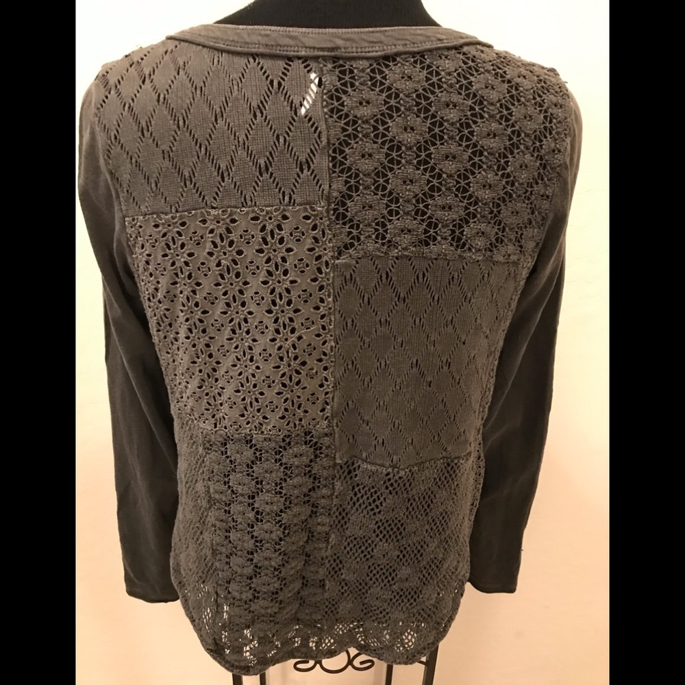 Pewter Grey FREE PEOPLE SzL Top